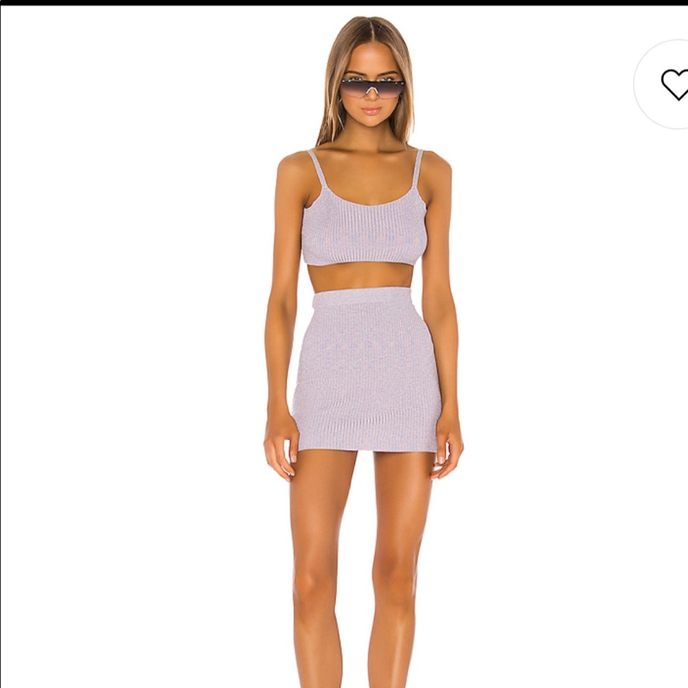REVOLVE Malia Knit Skirt Set (superdown)